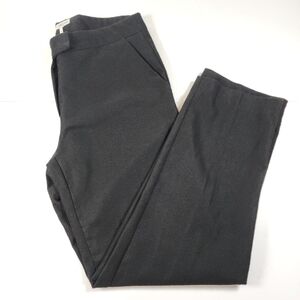 Oak + Fort Black Straight Leg Dress Pants Size Small